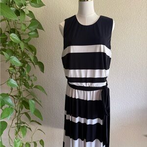 Lauren Ralph Lauren Black and White Maxi Dress  16